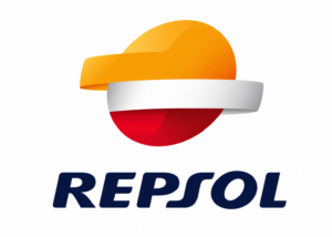 Logo de Repsol, empresa colaboradora del ciclo de Administración y Finanzas (AFI) de FP Superior UFV.