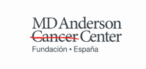 Logo de MD Anderson Cancer Center Madrid Fundación España, centro oncológico colaborador en prácticas profesionales del ciclo de Anatomía Patológica y Citodiagnóstico (APC) de FP Superior UFV.