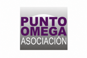 Logo de Punto Omega Asociación, entidad colaboradora en prácticas profesionales del Grado Superior de Integración Social a Distancia de la UFV.