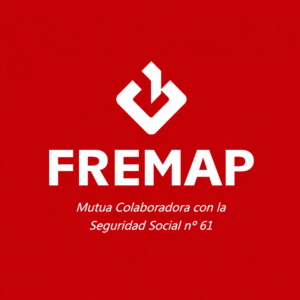 Logo de FREMAP, empresa colaboradora en prácticas profesionales del ciclo IPDMN de FP Superior UFV.