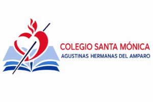 Logo del Colegio Santa Mónica Agustinas Hermanas del Amparo, empresa colaboradora en prácticas profesionales del ciclo EDI de FP Superior UFV.