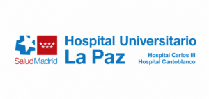 Logo del Hospital Universitario La Paz, centro sanitario colaborador en prácticas profesionales del ciclo de Anatomía Patológica y Citodiagnóstico (APC) de FP Superior UFV.