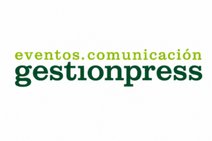 Logo de Gestionpress, empresa colaboradora del ciclo de Asesoría de Imagen Personal y Corporativa (AIPC) de FP Superior UFV.