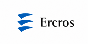 Logo de Ercros, empresa colaboradora en prácticas profesionales del ciclo FPF de FP Superior UFV.