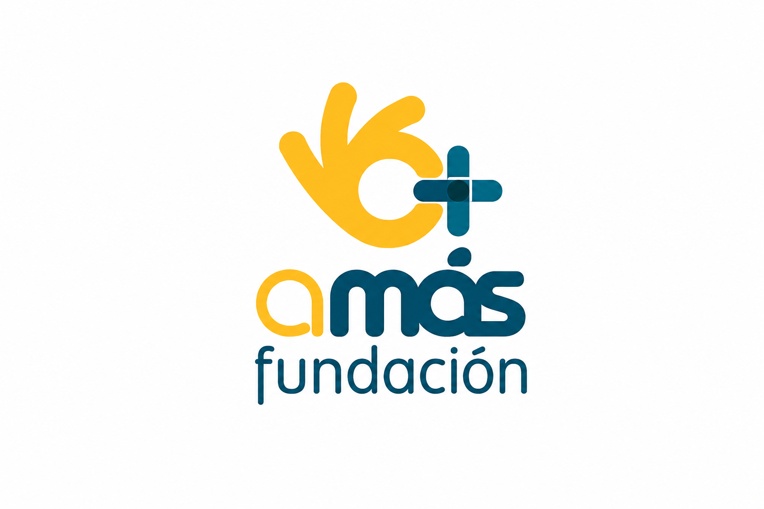 Logo de Fundación A Más, entidad colaboradora en prácticas profesionales del Grado Superior de Integración Social a Distancia de la UFV.