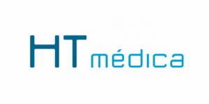 Logo de HT Médica, empresa colaboradora en prácticas profesionales del ciclo IPDMN de FP Superior UFV.