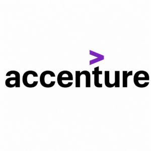 Logo de Accenture, empresa colaboradora del ciclo de Administración y Finanzas (AFI) de FP Superior UFV.