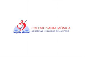 Logo del Colegio Santa Mónica Agustinas Hermanas del Amparo, empresa colaboradora en prácticas profesionales del ciclo EDI de FP Superior UFV.
