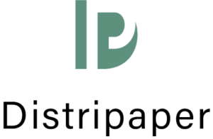 Logo de Distripaper, empresa colaboradora en prácticas profesionales del ciclo de Administración de Sistemas Informáticos en Red (ASIR) de FP Superior UFV.