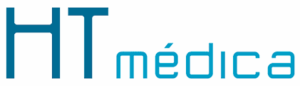 Logo de HT Médica, empresa colaboradora en prácticas profesionales del ciclo IPDMN de FP Superior UFV.