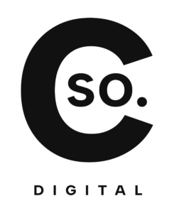 Logo de CSO Digital, empresa colaboradora en prácticas profesionales del ciclo de Desarrollo de Aplicaciones Multiplataforma (DAM) de FP Superior UFV.