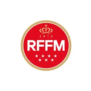 Logo de la Real Federación de Fútbol de Madrid (RFFM), empresa colaboradora en prácticas profesionales del ciclo RPAE de FP Superior UFV.