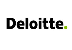 Logo de Deloitte, empresa colaboradora del ciclo de Administración y Finanzas (AFI) de FP Superior UFV.