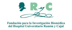 Logo de la Fundación para la Investigación Biomédica del Hospital Universitario Ramón y Cajal, entidad colaboradora en prácticas profesionales del ciclo de Anatomía Patológica y Citodiagnóstico (APC) de FP Superior UFV.
