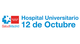 Logo del Hospital Universitario 12 de Octubre, centro sanitario colaborador en prácticas profesionales del ciclo de Anatomía Patológica y Citodiagnóstico (APC) de FP Superior UFV.