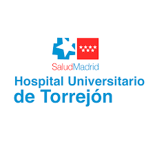 Logo del Hospital Universitario de Torrejón, empresa colaboradora en prácticas profesionales del ciclo IPDMN de FP Superior UFV.