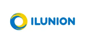 Logo de ILUNION, empresa colaboradora en prácticas profesionales del ciclo de Desarrollo de Aplicaciones Multiplataforma (DAM) de FP Superior UFV.