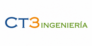 Logo de CT3 Ingeniería, empresa colaboradora en prácticas profesionales del ciclo MYP de FP Superior UFV.