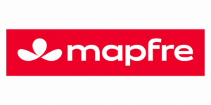 Logo de Mapfre, empresa colaboradora en prácticas profesionales del ciclo MYP de FP Superior UFV.